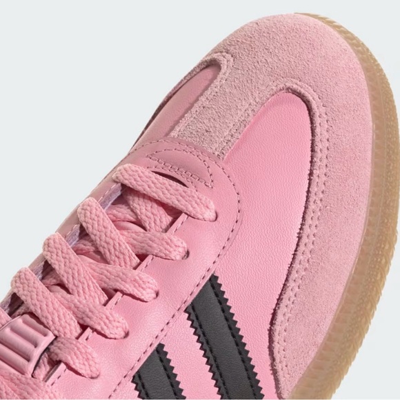 NIB ADIDAS MESSI CLASSIC SAMBA PINK INDOOR LEATHER SOCCER SHOES MENS 10 - Picture 7 of 16